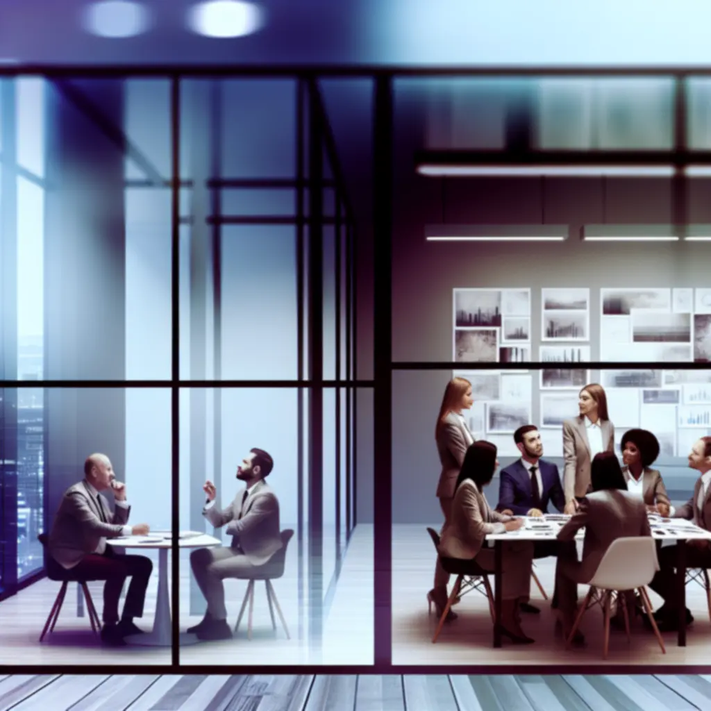 Zespół UrbanMaintenancePL omawia plan realizacji dużego zlecenia serwisowego