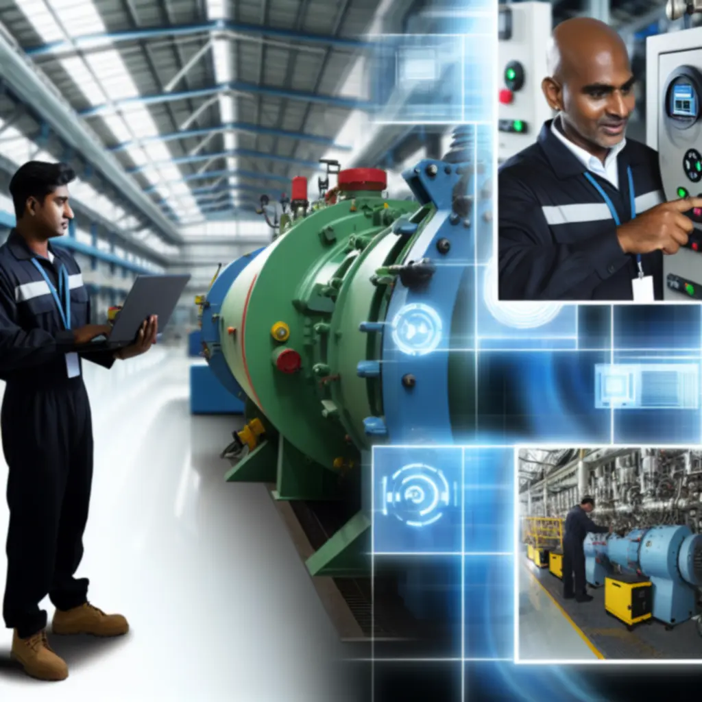 Technicy UrbanMaintenancePL realizujący prace serwisowe w obiekcie komercyjnym