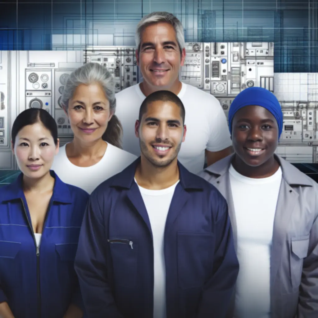 Zespół specjalistów UrbanMaintenancePL podczas pracy przy instalacjach budynkowych.